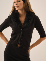 Women Maura Knit Cardigan - Black