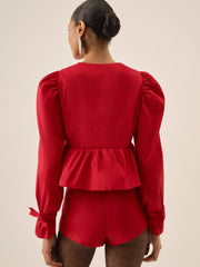 Women Lucia Top - Red