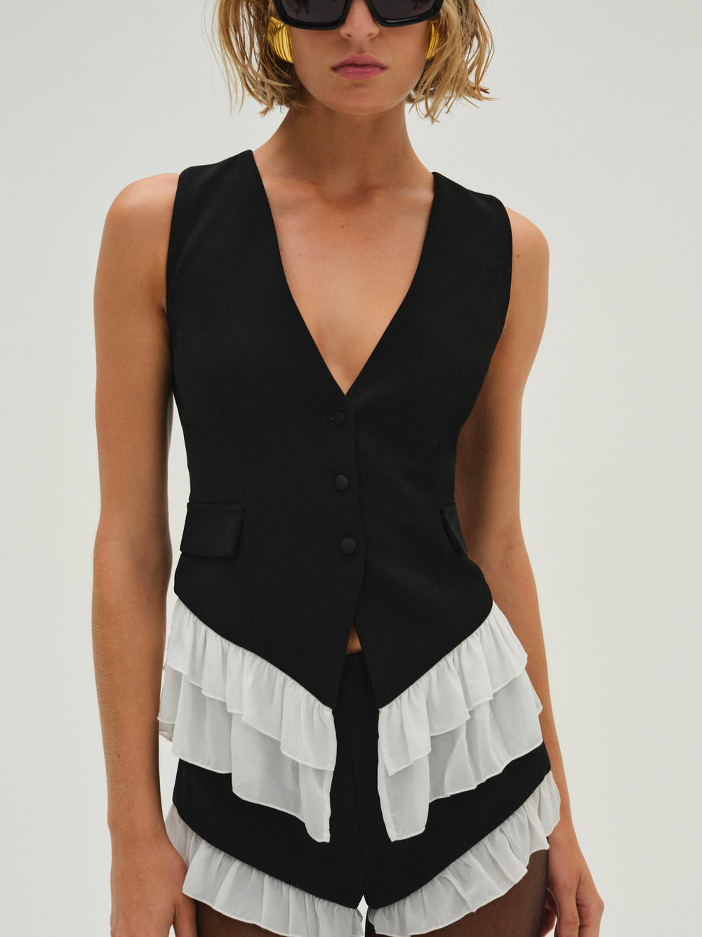 Women Noemie Vest - Black