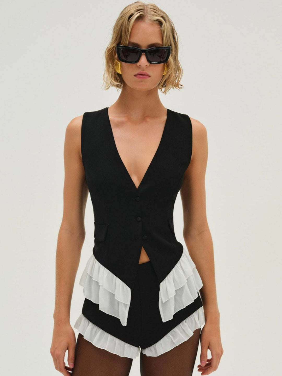Women Noemie Vest - Black