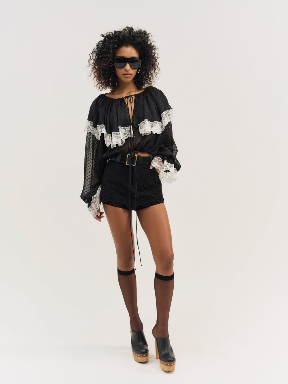 Women June Top - Black