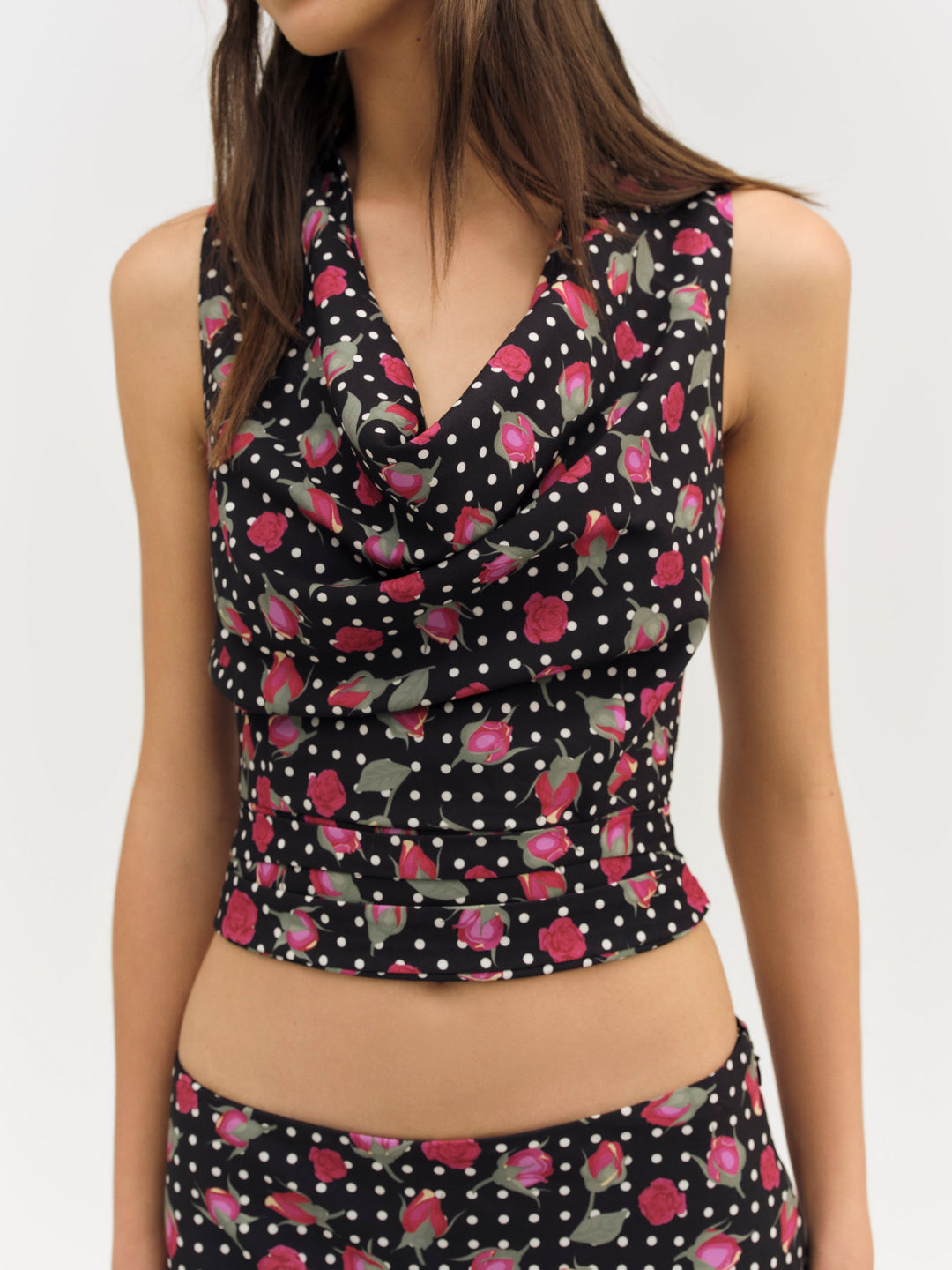 Women Betty Bud Top - Black