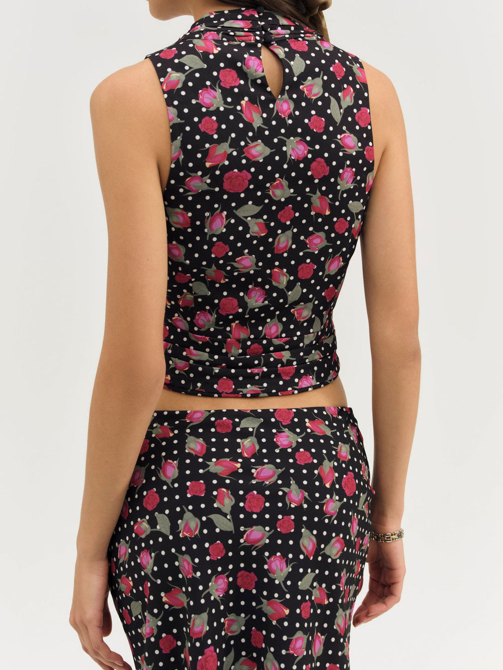 Women Betty Bud Top - Black
