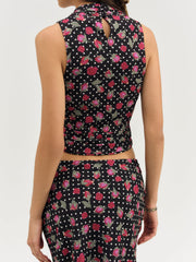 Women Betty Bud Top - Black