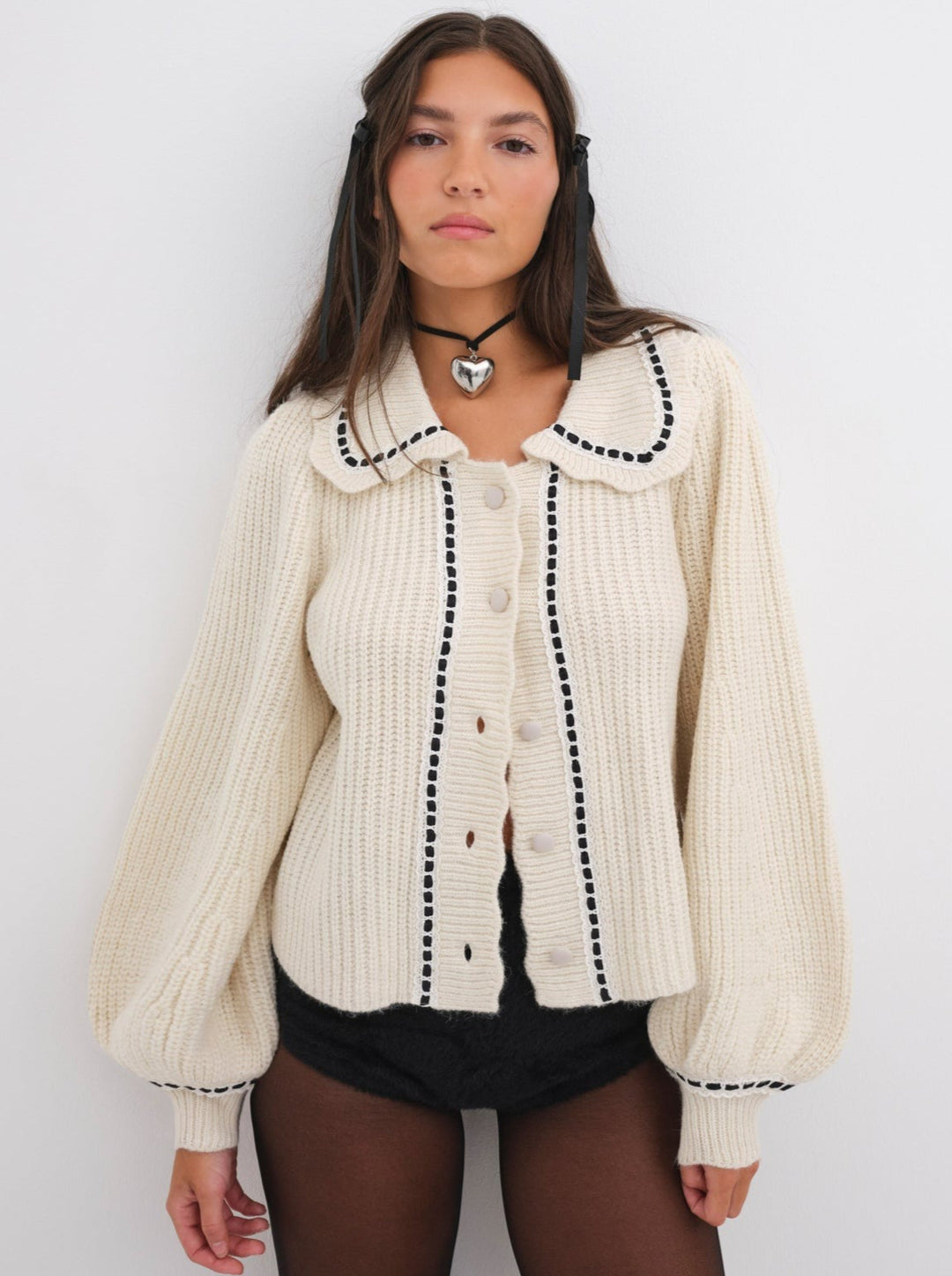 Women Jade Cardigan - Cream