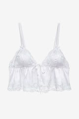 Women Jaden Sleep Top - White
