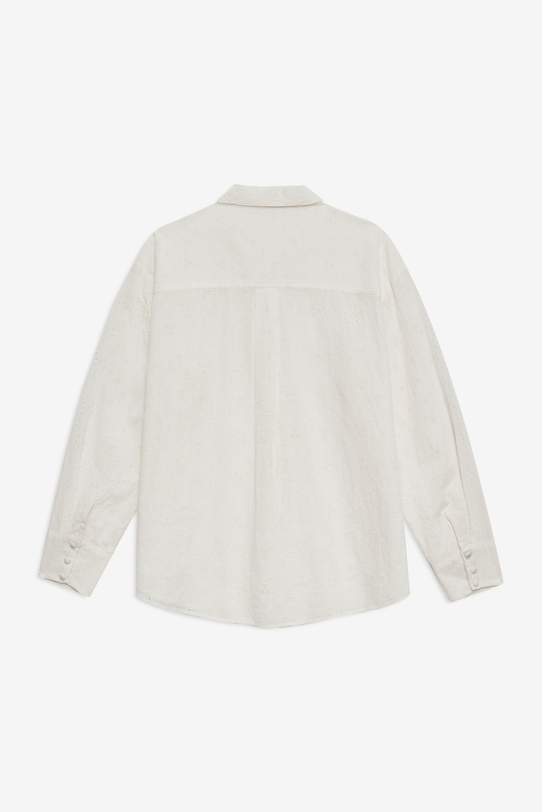 Women Handkerchief Button-Up Shirt - White