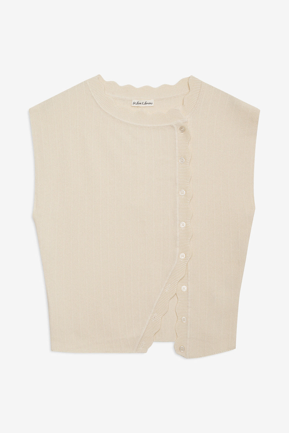 Women Naomi Knit Top - Cream