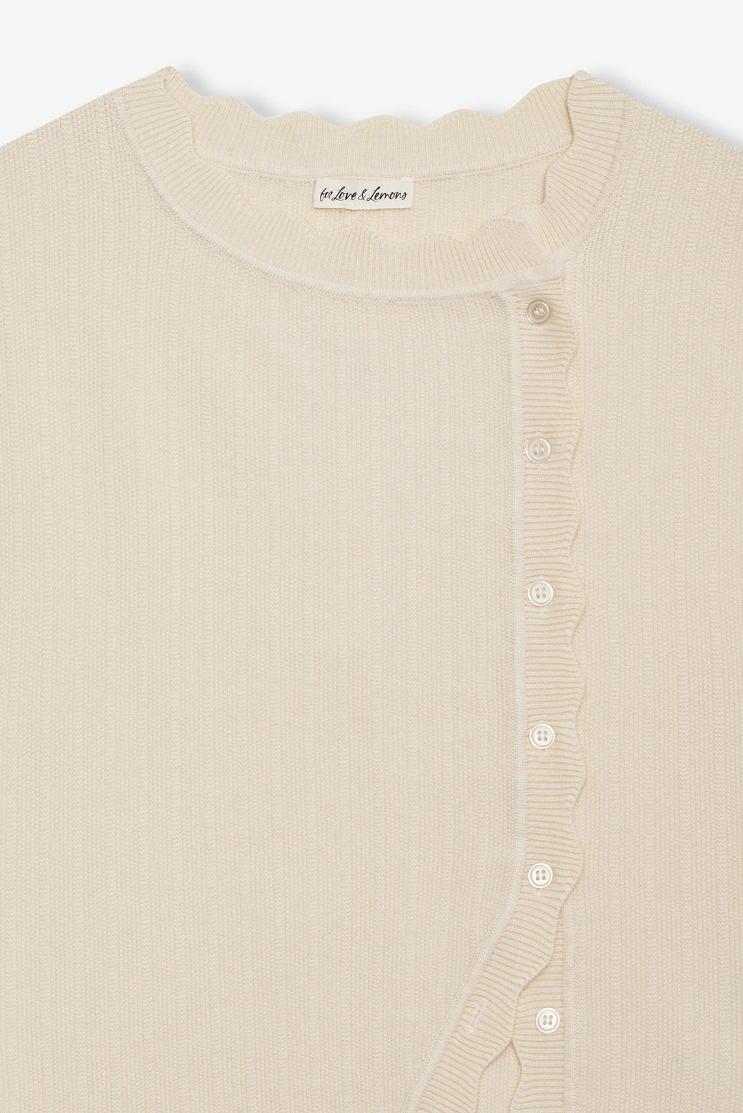 Women Naomi Knit Top - Cream
