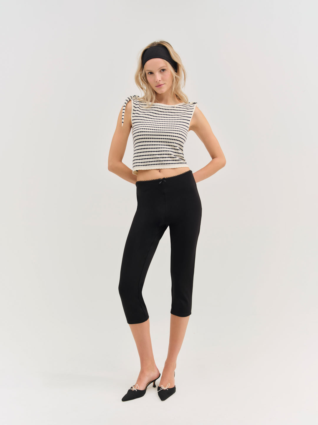 Women Regatta Stripe Knit Top - Cream