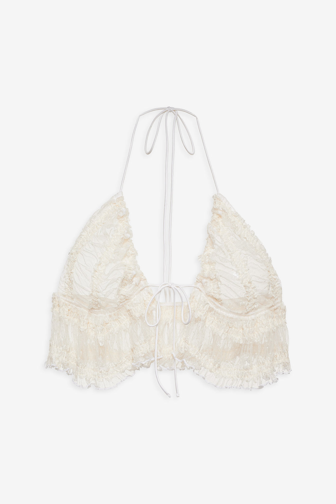 Women Romy Bralette Top - White