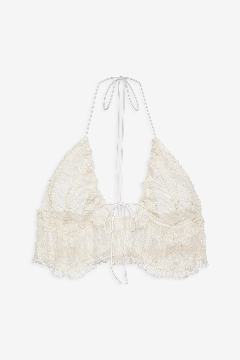 Women Romy Bralette Top - White