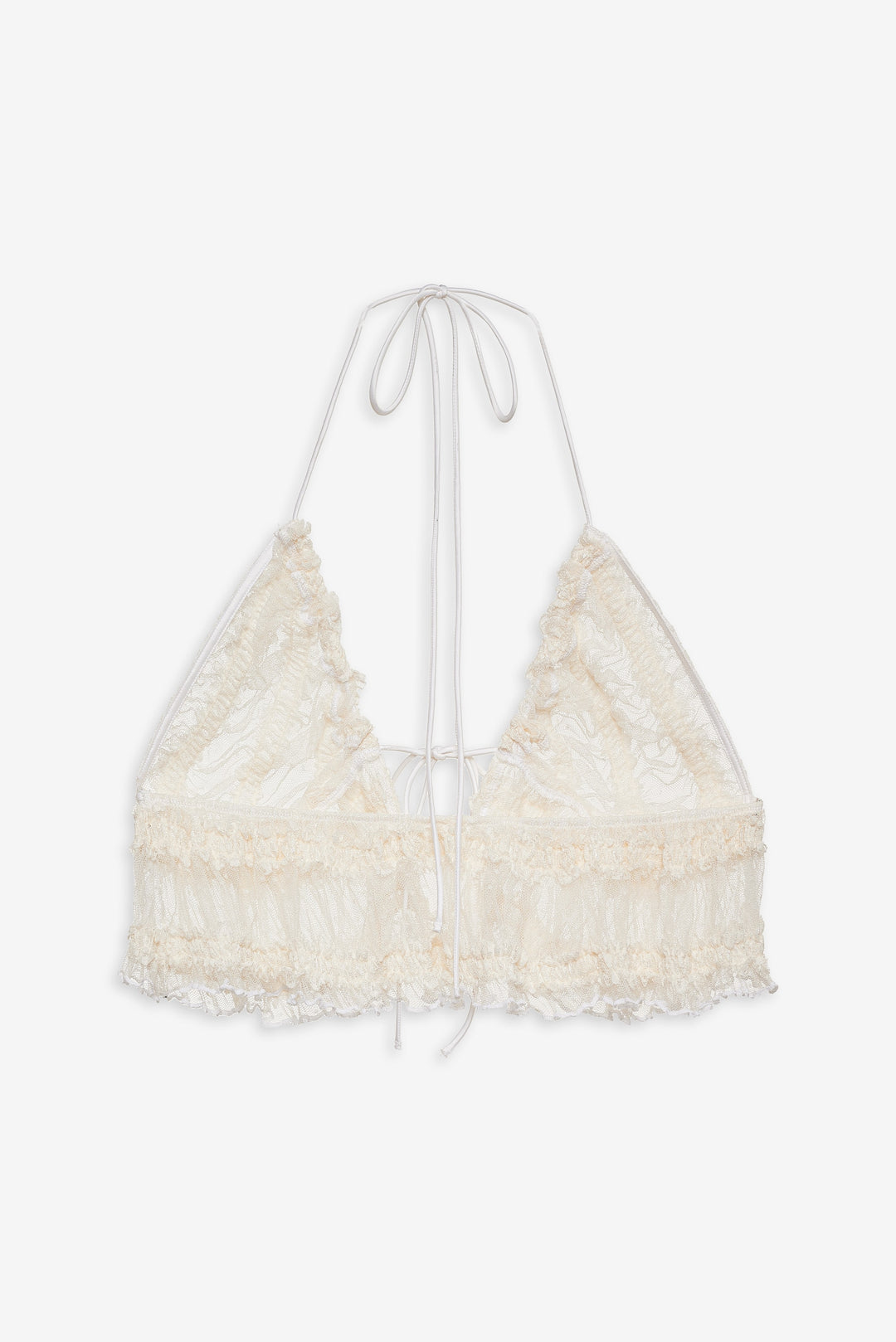 Women Romy Bralette Top - White