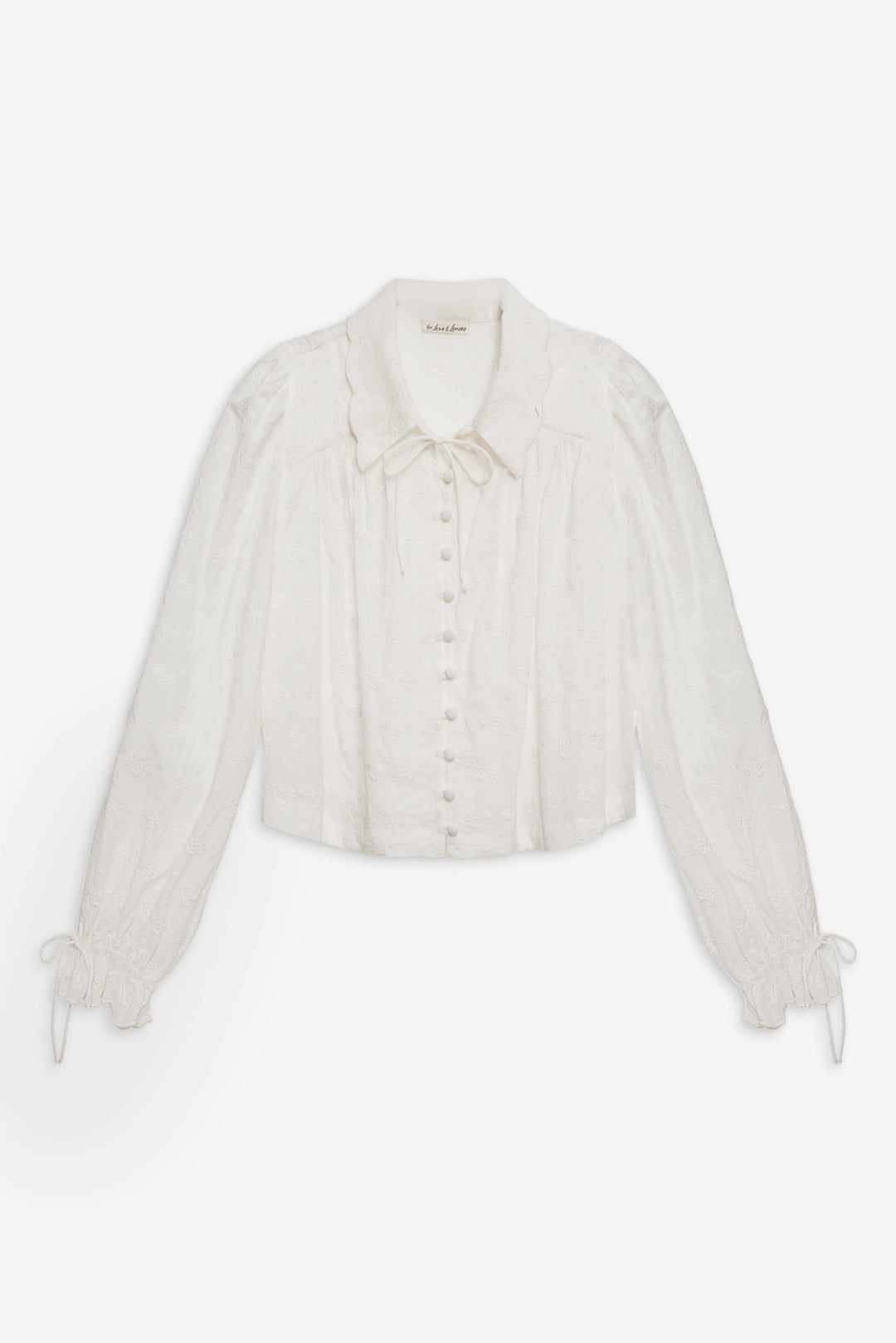 Women Edie Eyelet Top - White
