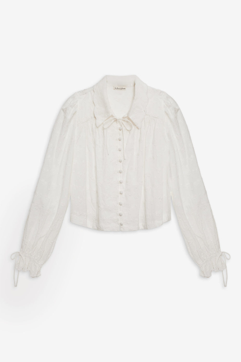 Women Edie Eyelet Top - White