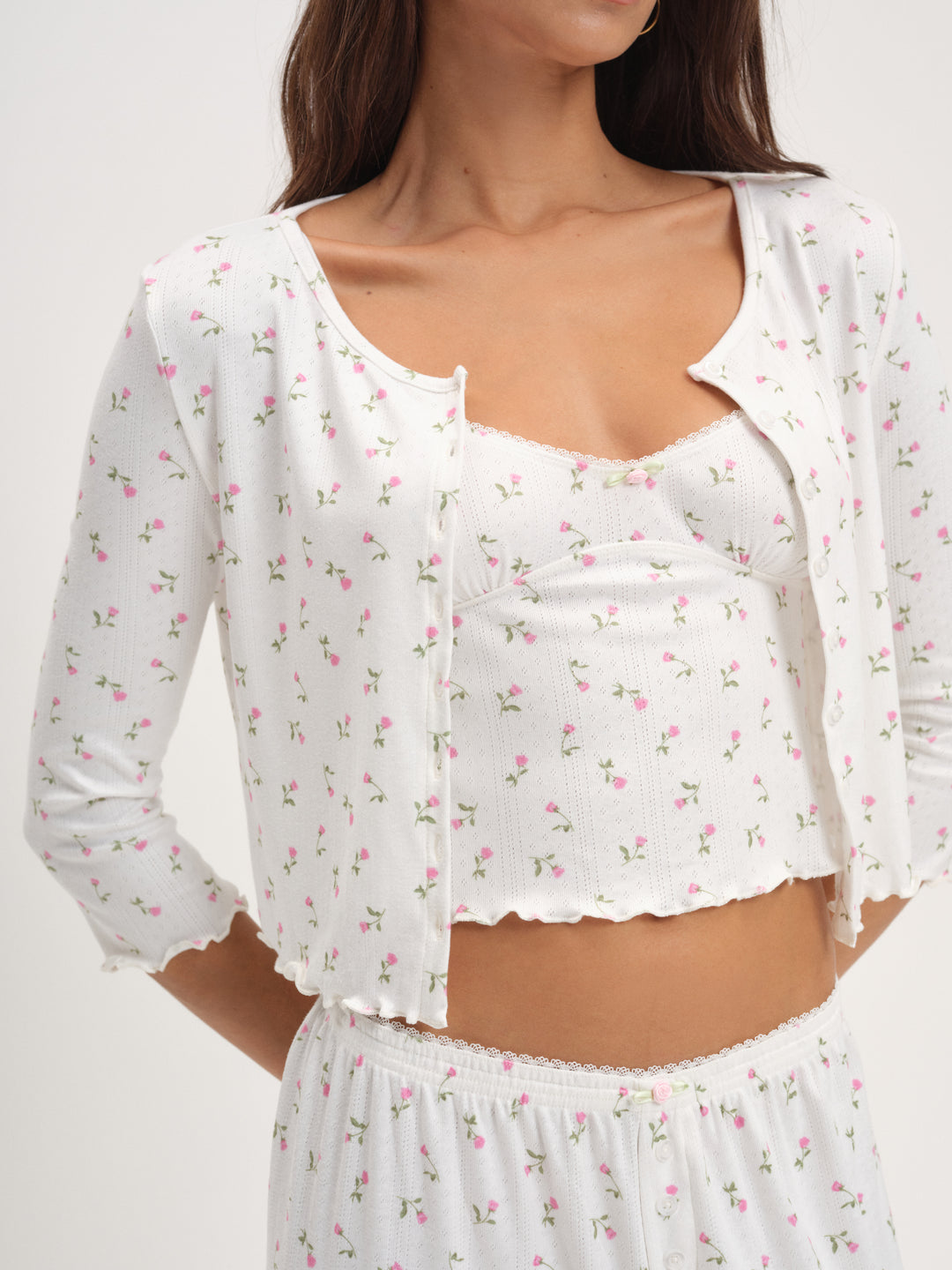 Women Elliana Cardigan - White