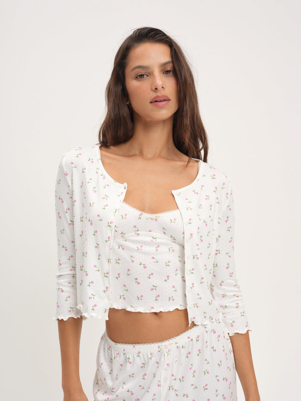 Women Elliana Cardigan - White