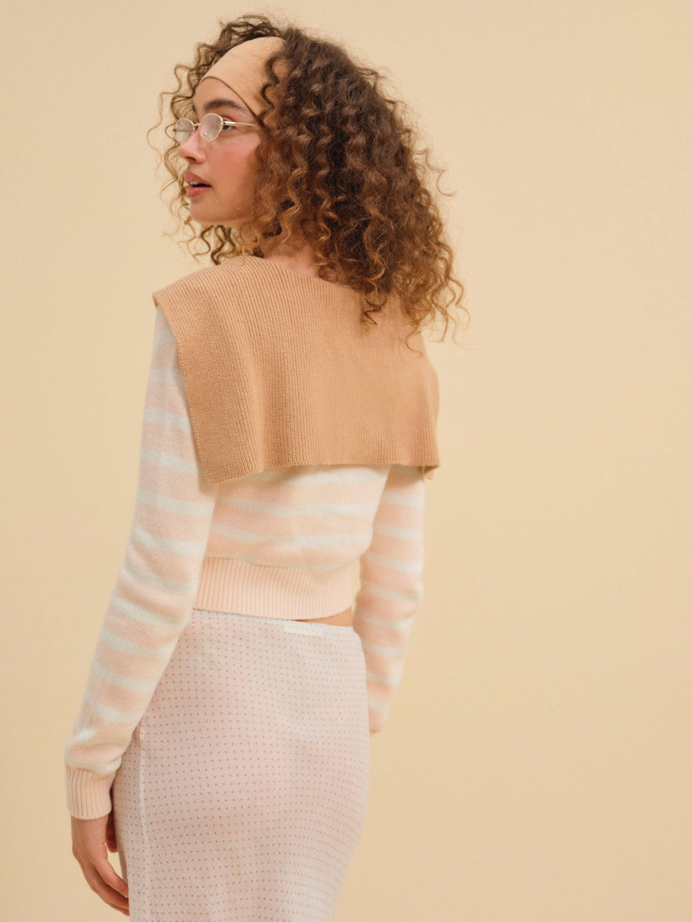 Women Sophia Stripe Cardigan - Pink