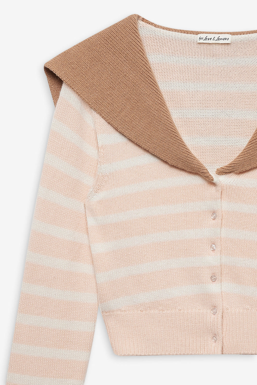 Women Sophia Stripe Cardigan - Pink