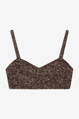 Women Nathalie Knit Bra Top - Brown