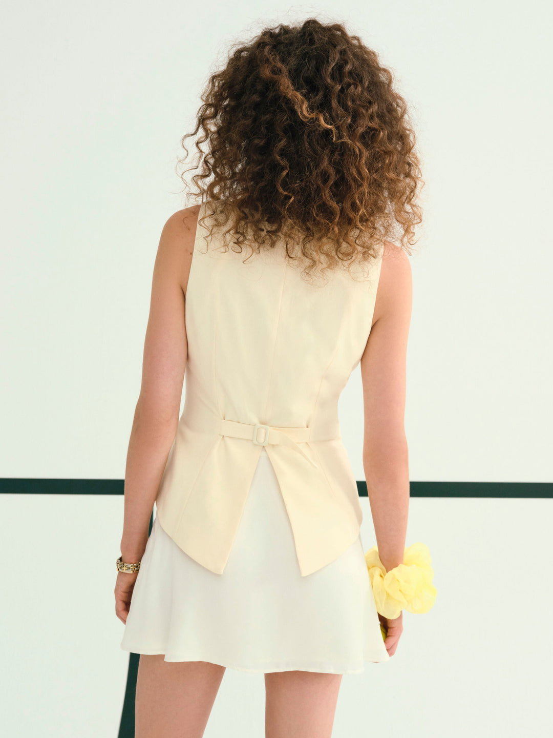 Women Elanah Vest - Yellow