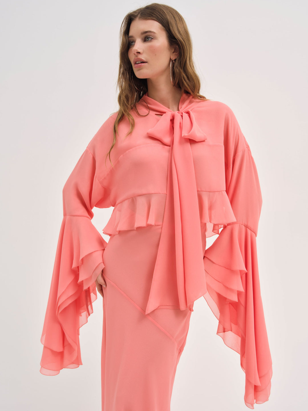 Women Joana Top - Peach