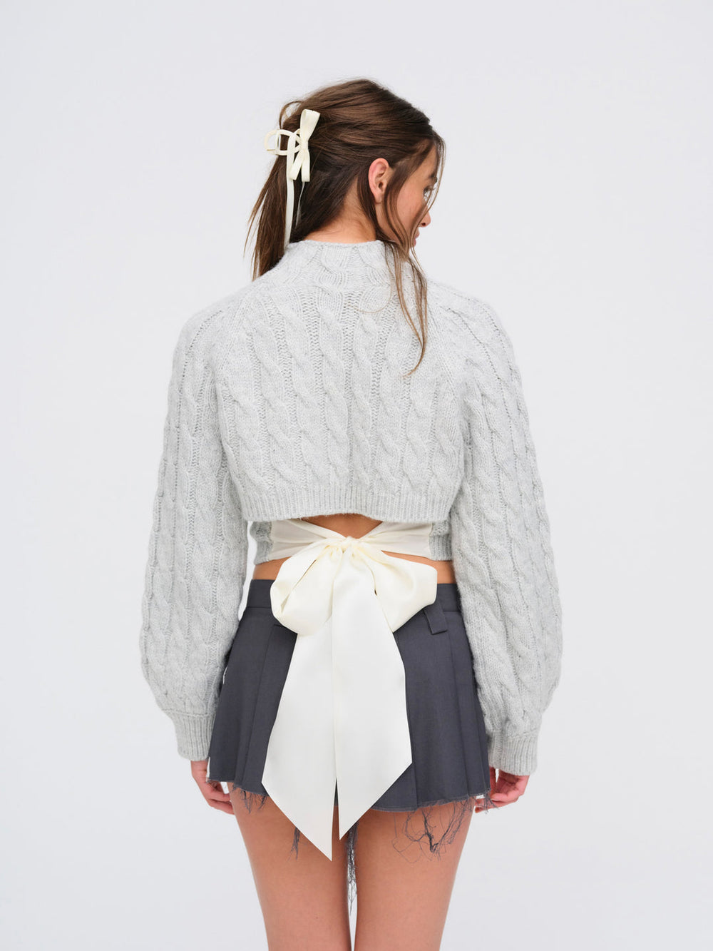 Women Lise Chunky Sweater - Grey