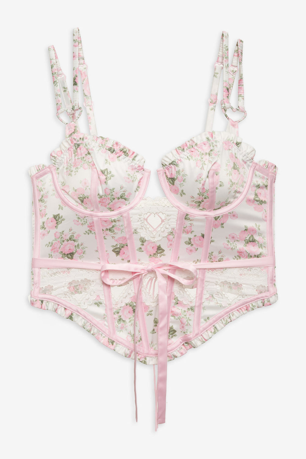 Women Naima Floral Bustier - Pink