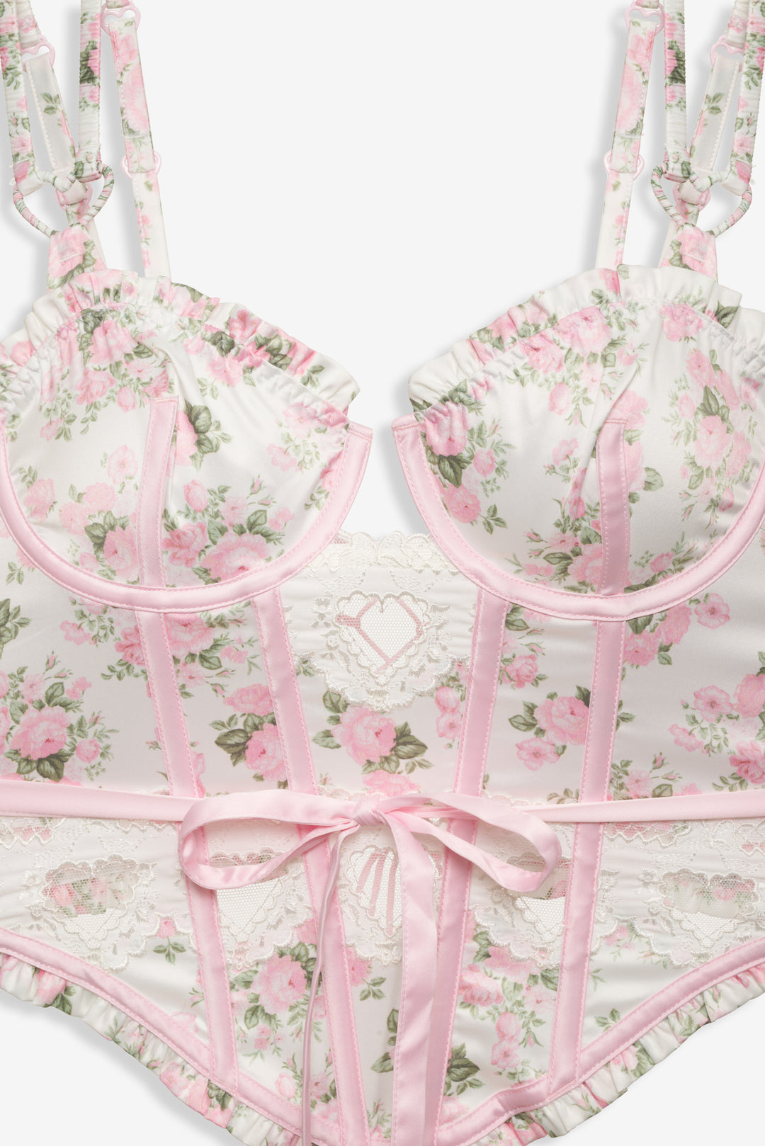 Women Naima Floral Bustier - Pink
