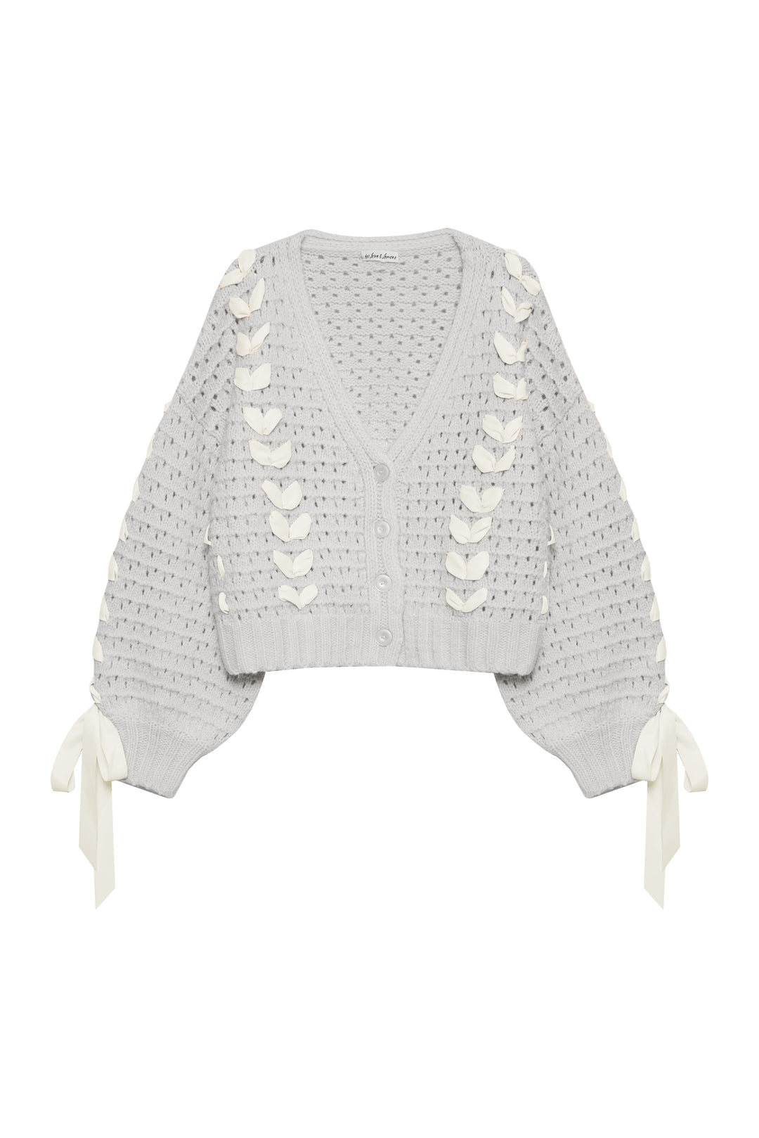 Women Laurel Oversized Cardigan - Grey