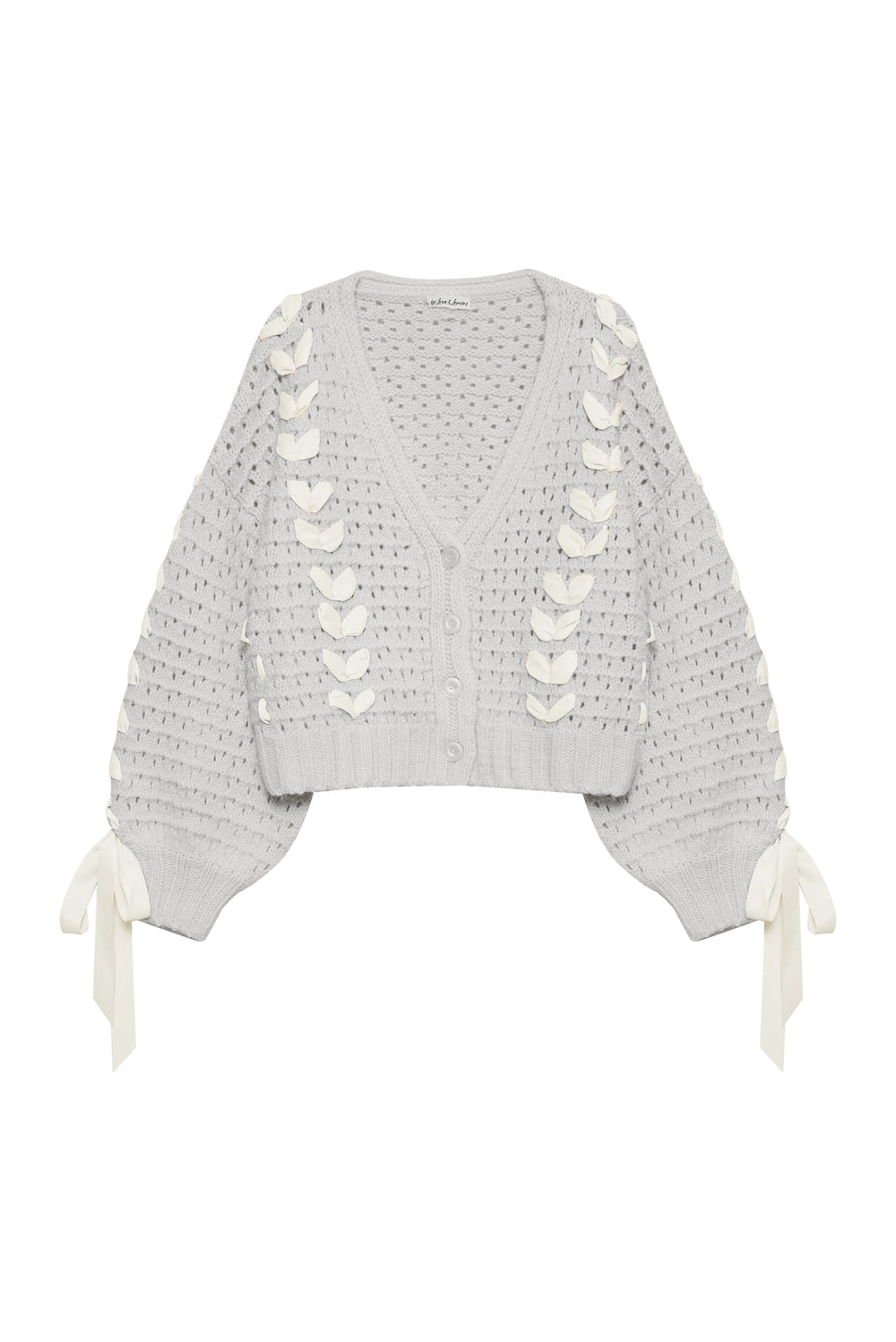 Women Laurel Oversized Cardigan - Grey