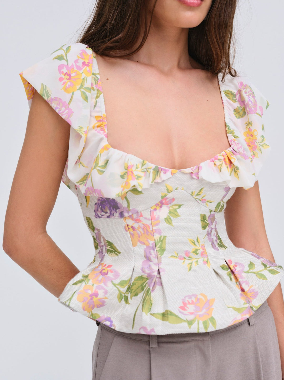 Women Cleodora Top - White