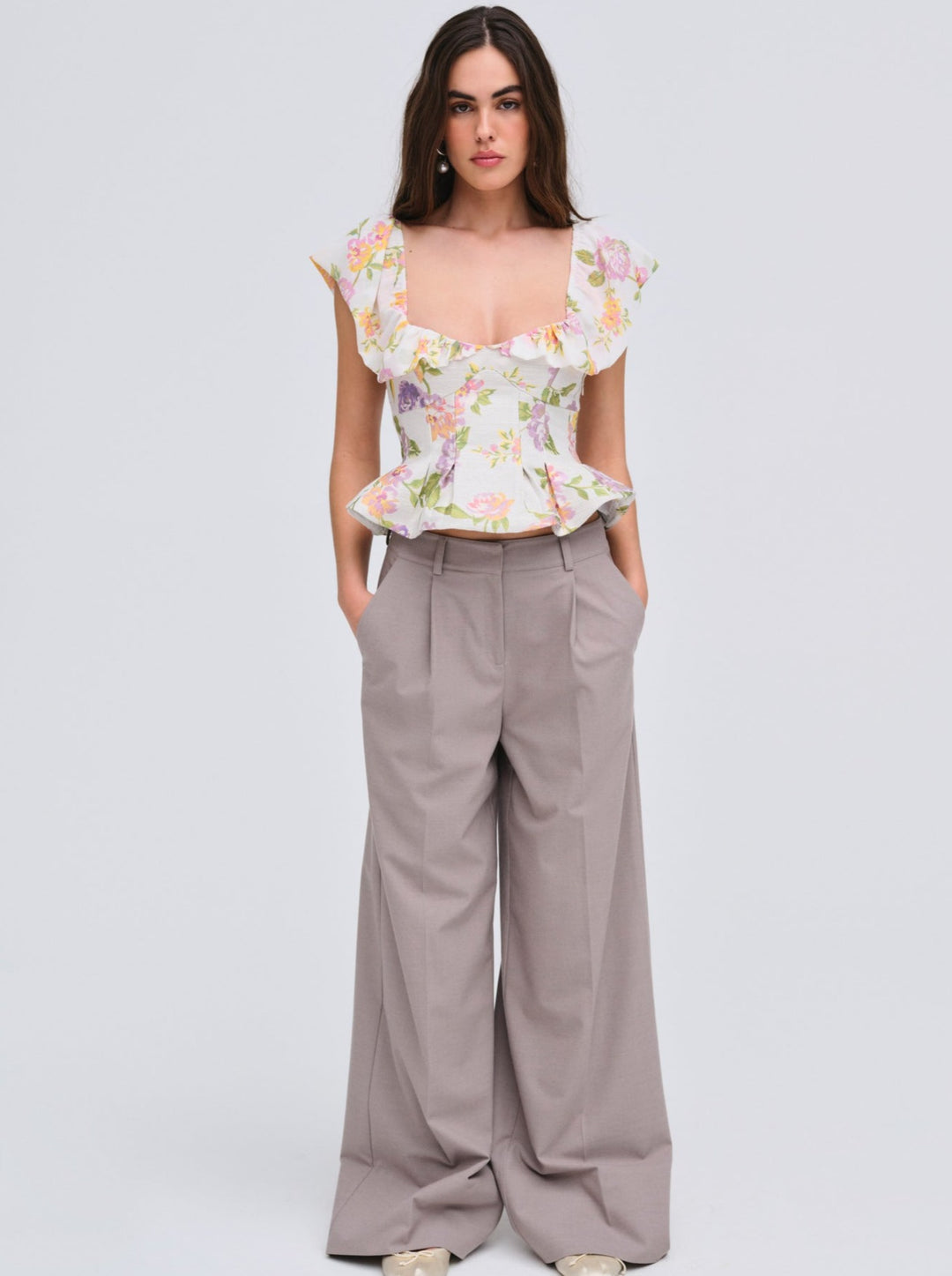 Women Cleodora Top - White