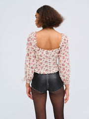 Women Etienne Top - Pink