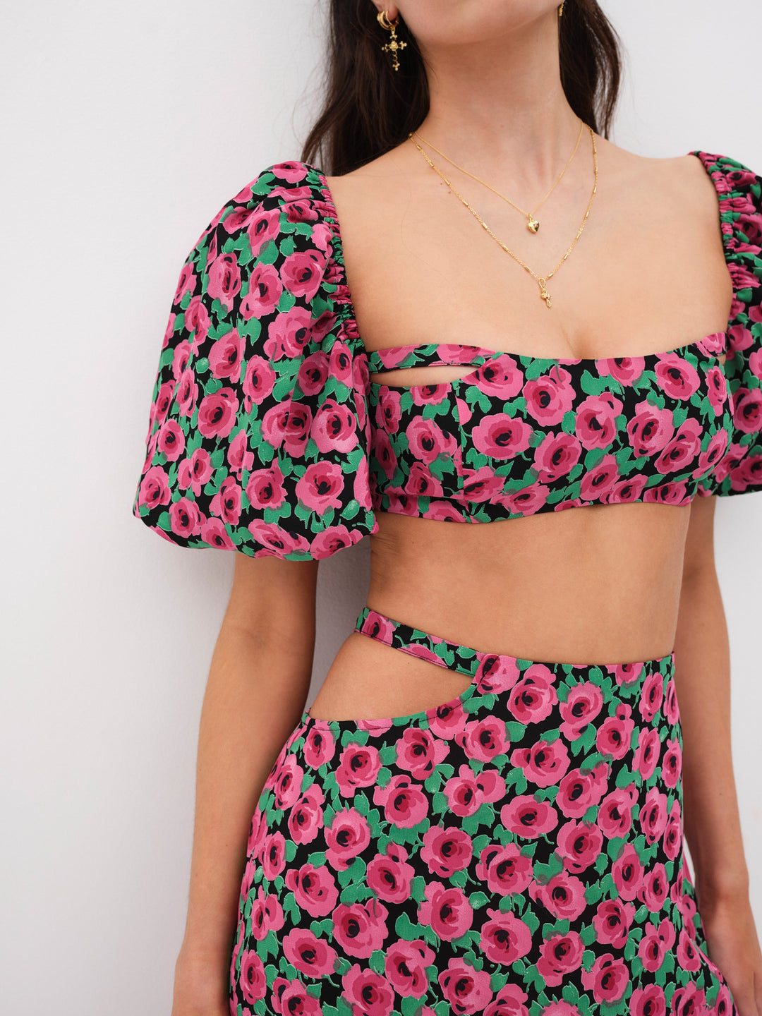 Women Dolcetto Crop Top - Red