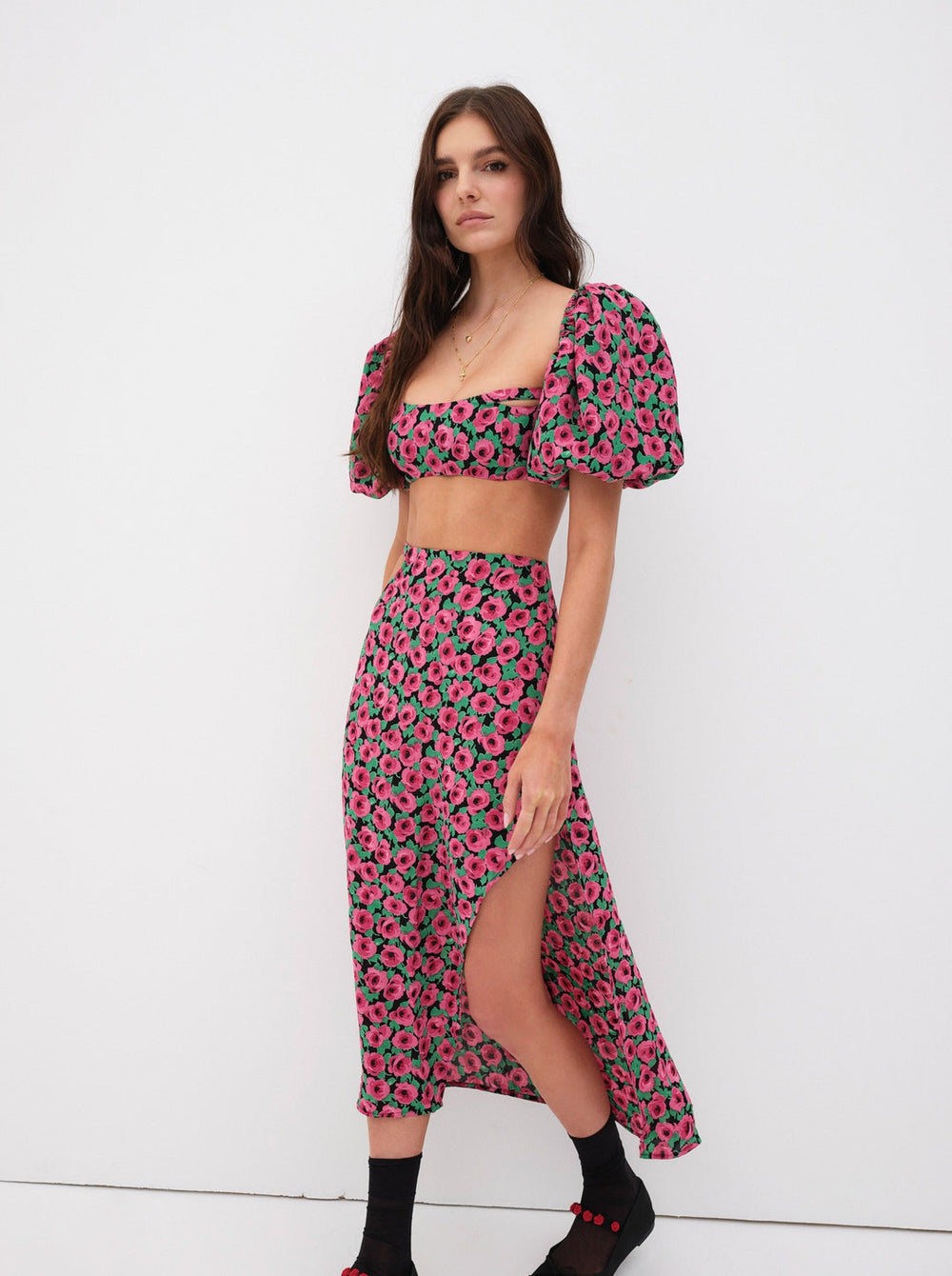 Women Dolcetto Crop Top - Red