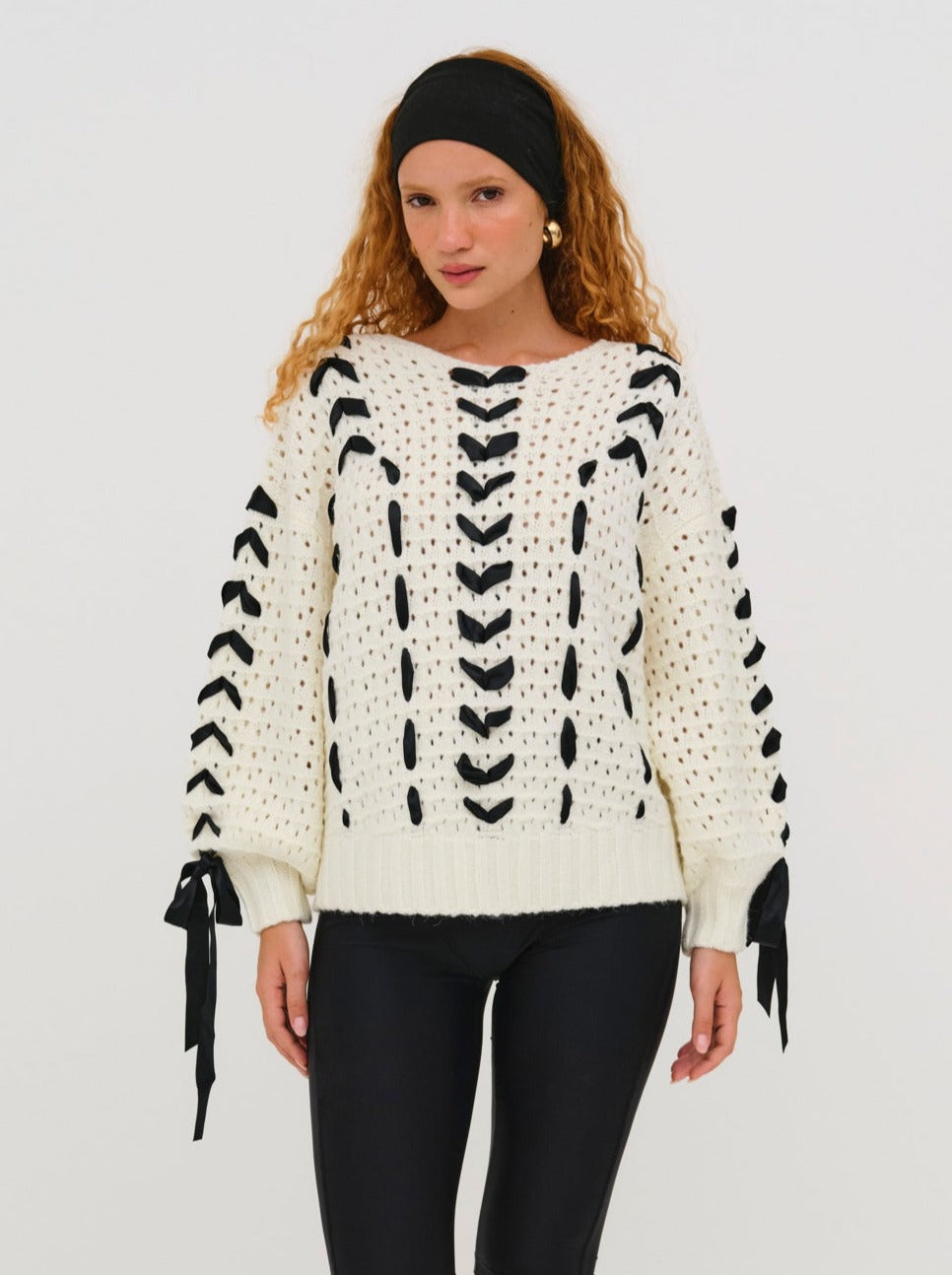 Women Laurel Sweater - Black