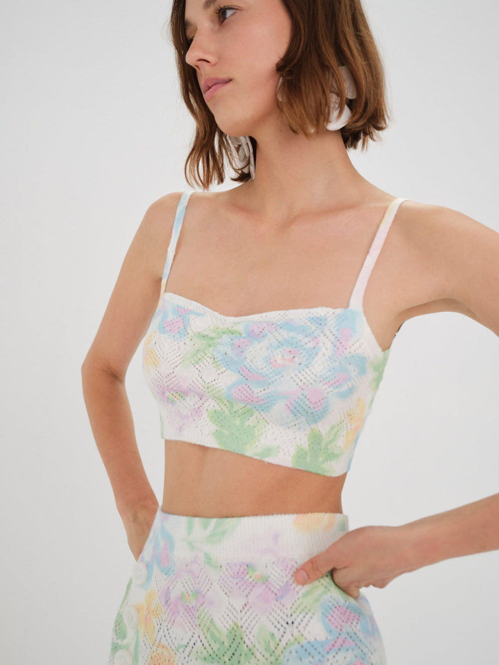 Women Reese Crop Top - Multi