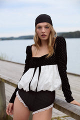 Women Elisa Bubble Top - White
