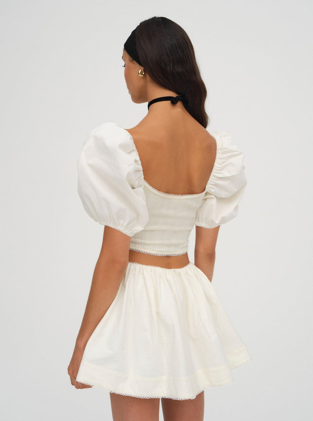 Women Billie Pointelle Top - Cream