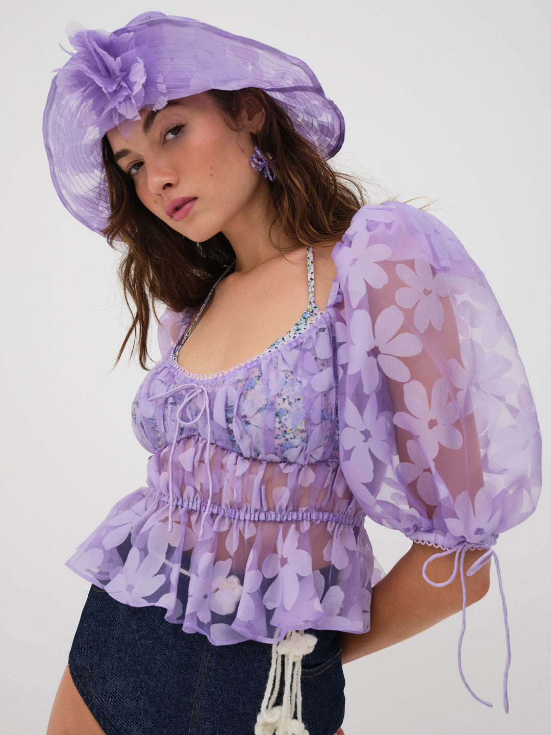 Women Fran Top - Purple