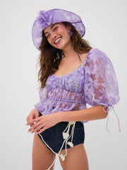 Women Fran Top - Purple