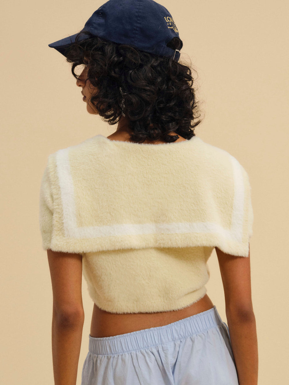 Women Kimmy Sailor Sweater Top - Yellow