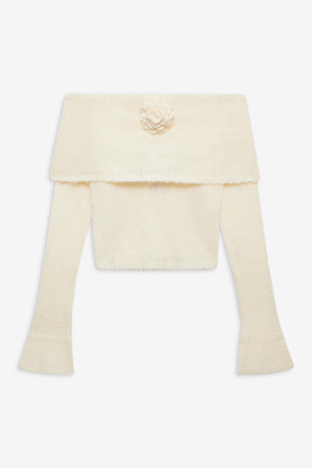 Women Aspen Knit Top - Cream