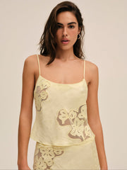 Women Sunrise Top - Yellow