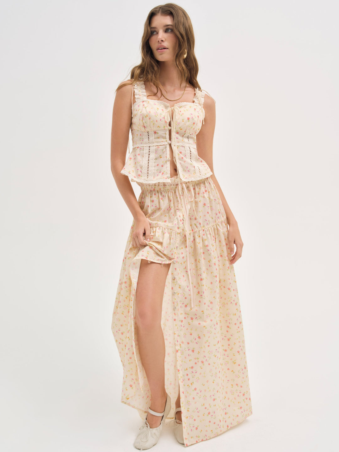 Women Morgan Top - Peach