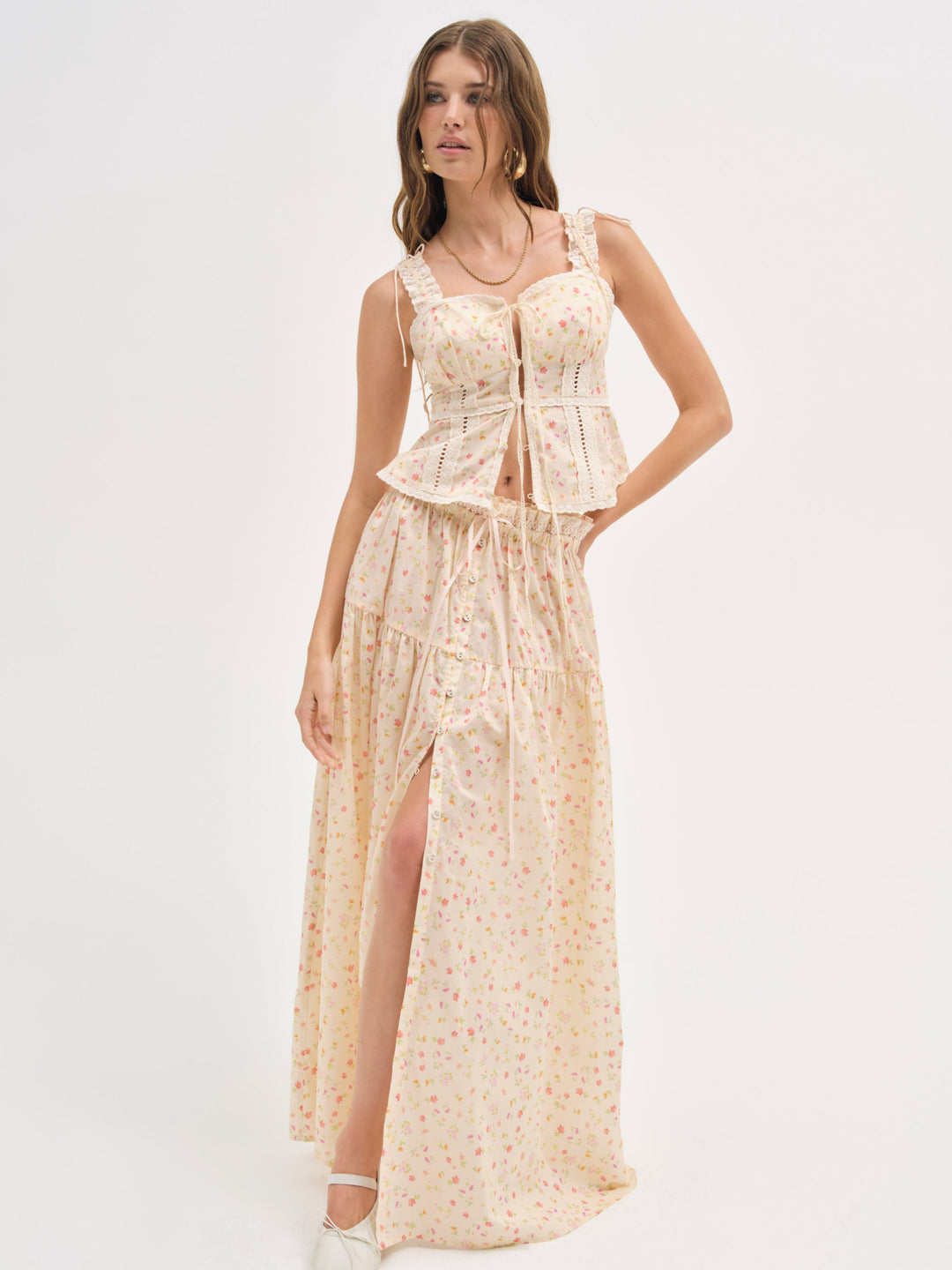 Women Morgan Top - Peach