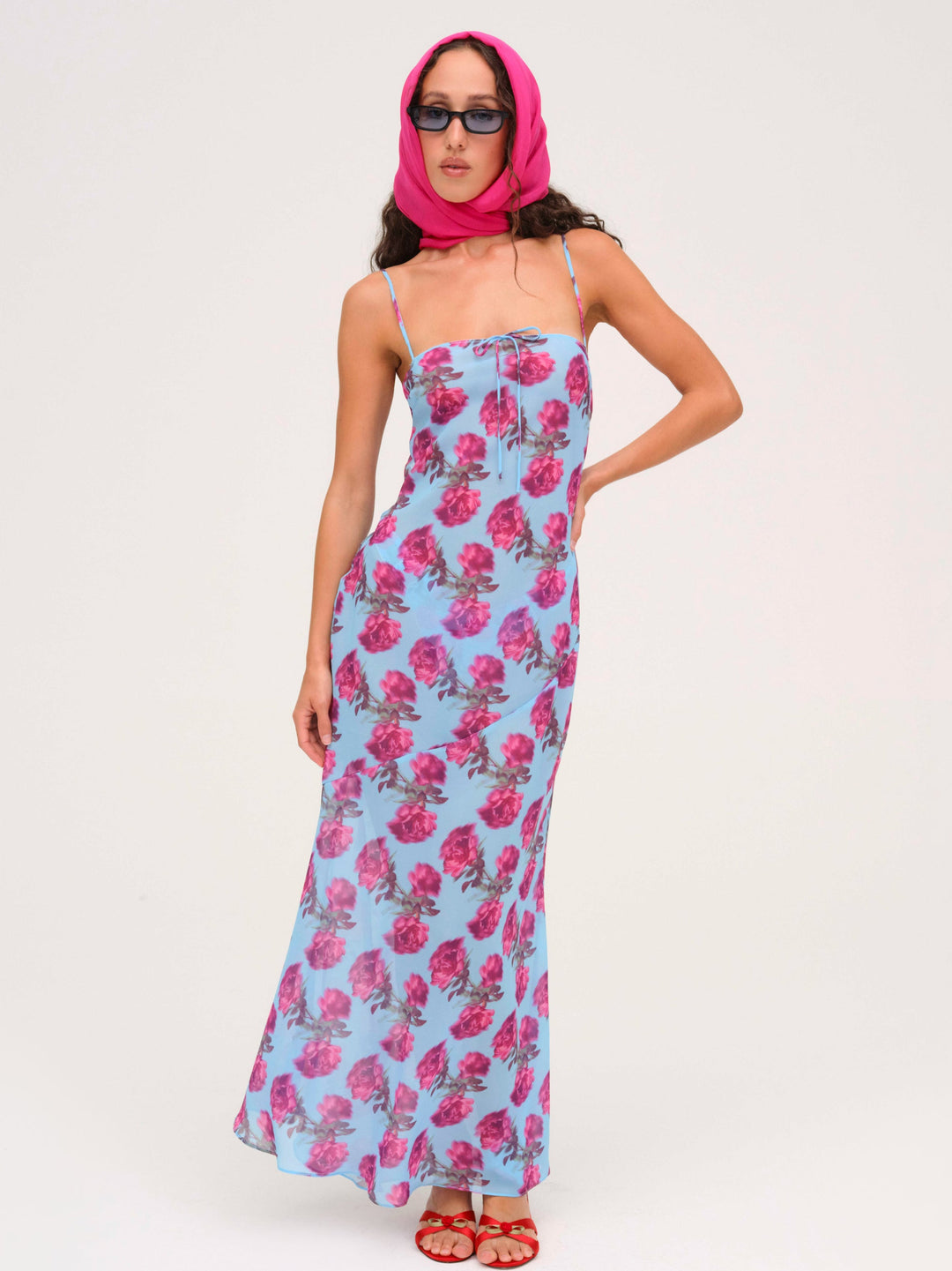 Women Marina Maxi Dress - Blue