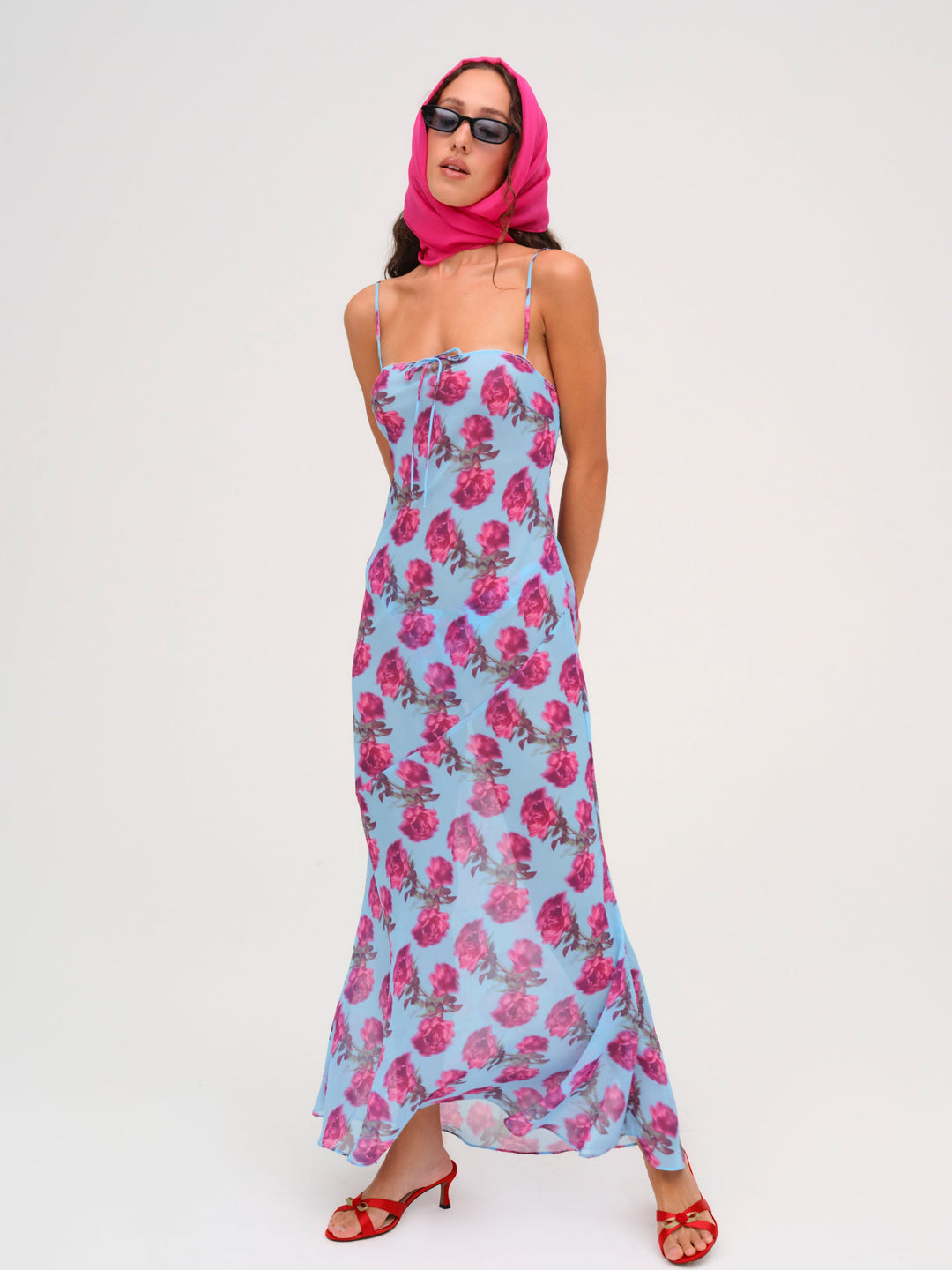 Women Marina Maxi Dress - Blue