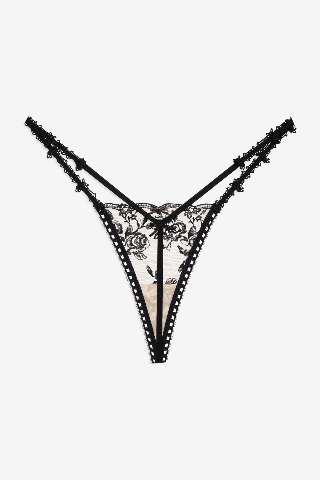 Women Sonia G String Panty - Black